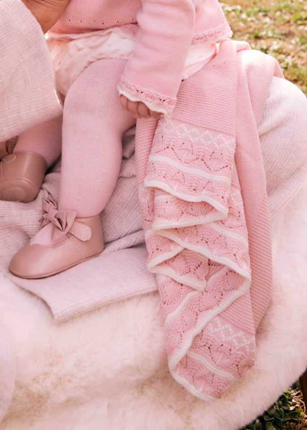 Toquilla rosa de algodón mayoral