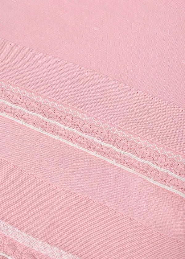 Toquilla rosa de algodón mayoral