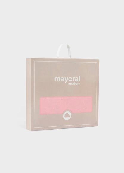 Toquilla rosa de algodón mayoral