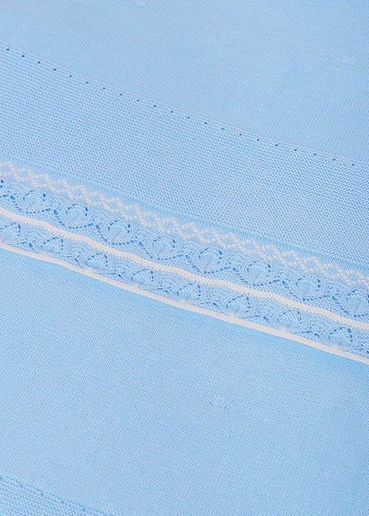 Toquilla azul de algodón mayoral