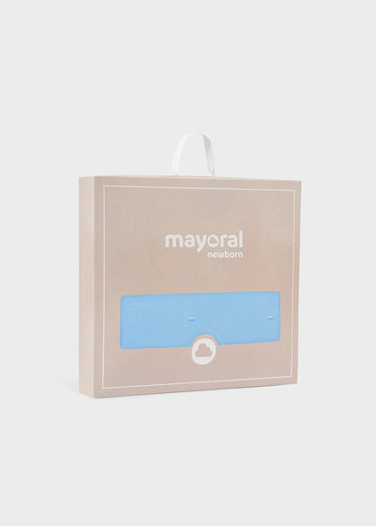 Toquilla azul de algodón mayoral