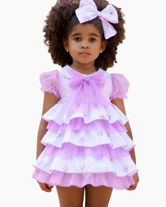 Vestido olanes donas purpura