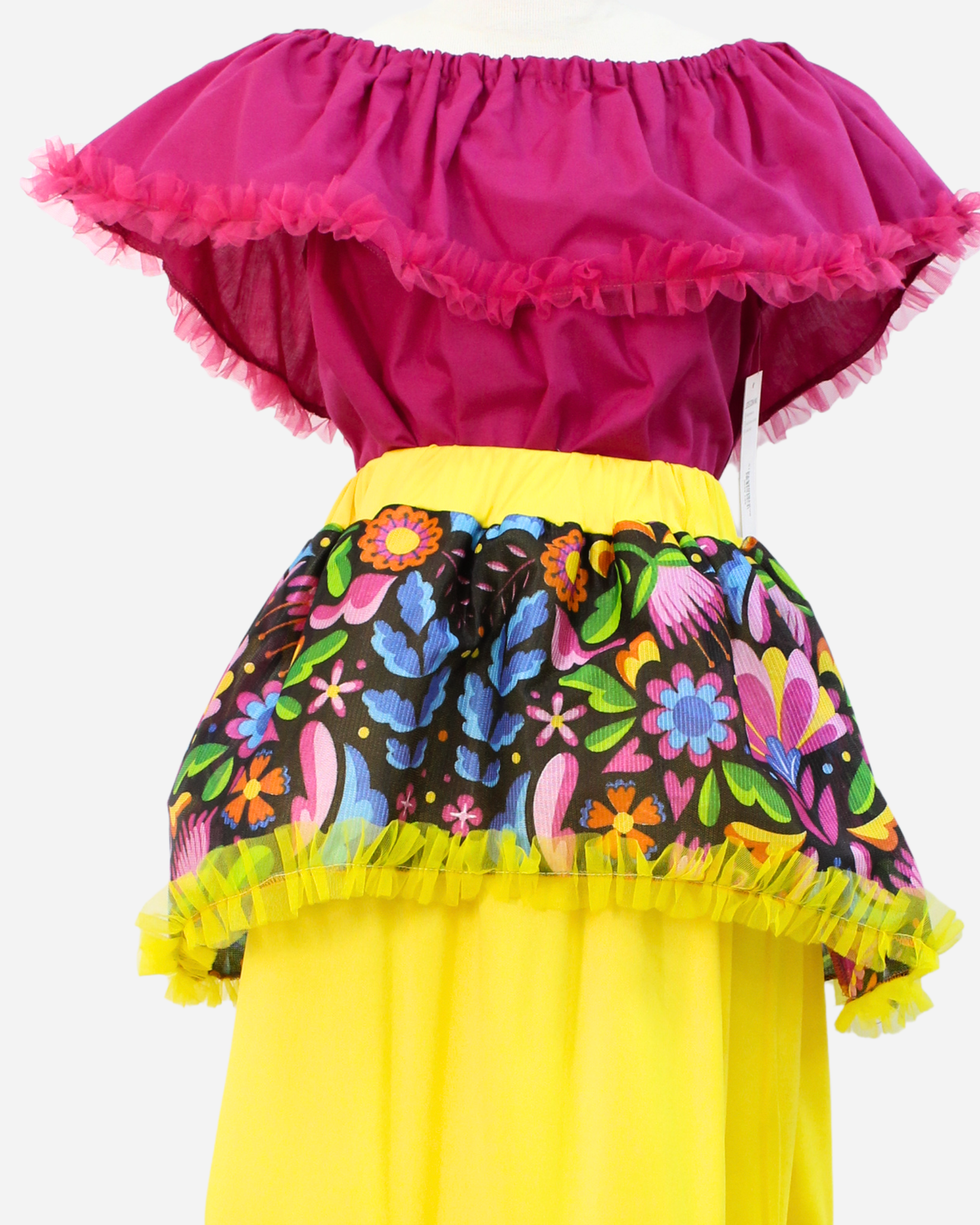 SET CATRINA BLUSA CAMPESINA Y FALDA MOTIVOS DIA DE MUERTOS