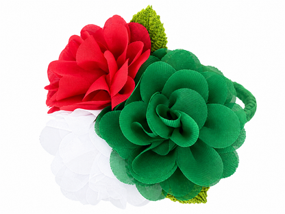 Diadema 3 flores patrio