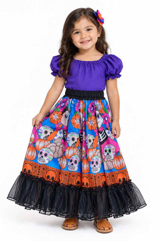 SET CATRINA BLUSA MORADA