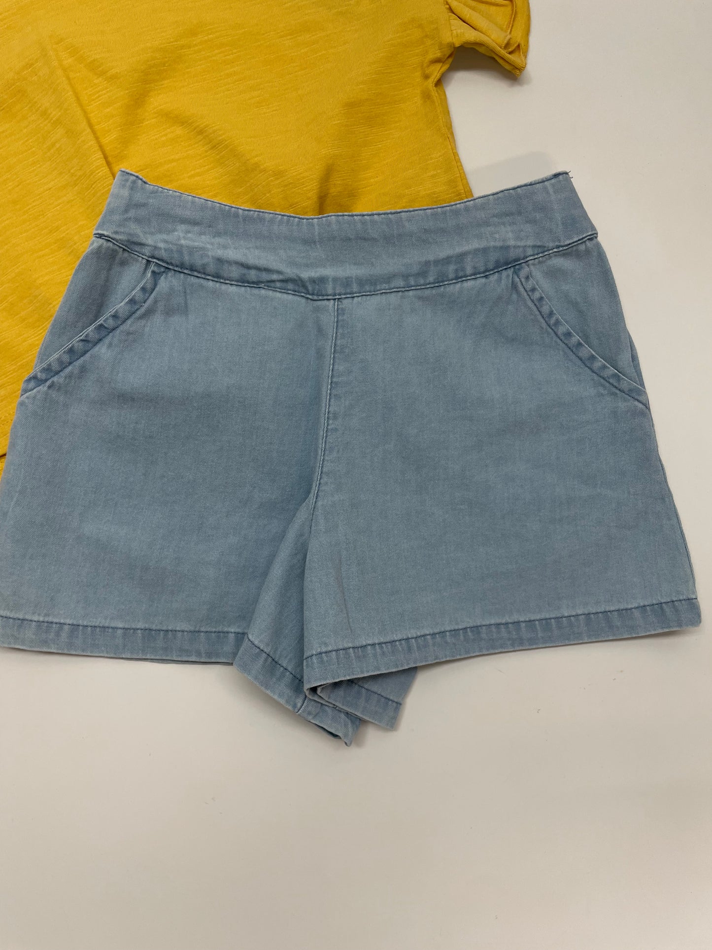 Set Denim Blusa amarilla
