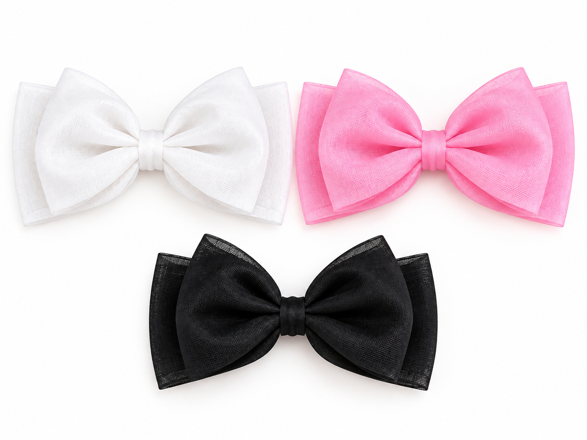 Diadema con moño horizontal tricot