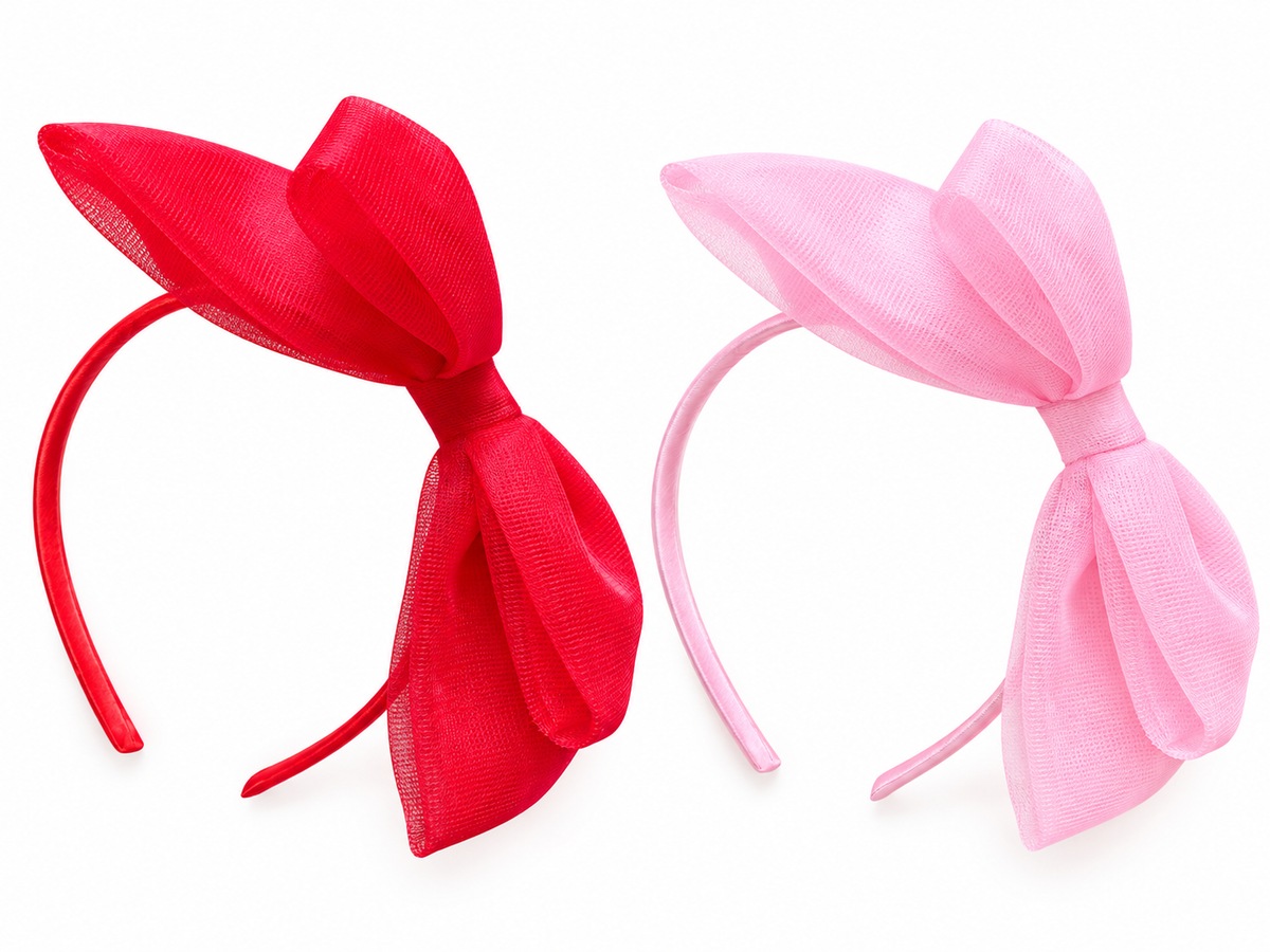 Diadema con moño horizontal tricot