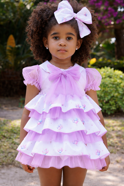 Vestido olanes donas purpura