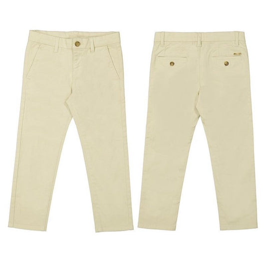 pantalón chino tailoring, niño rafia beige 6513035