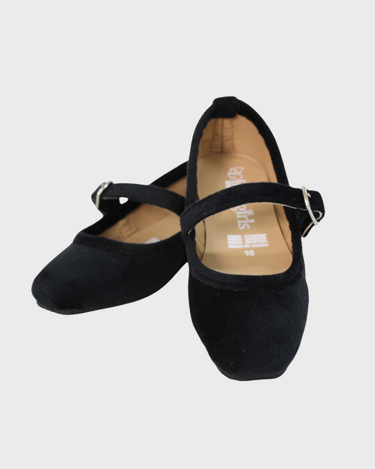 Zapato terciopelo punta cuadrada