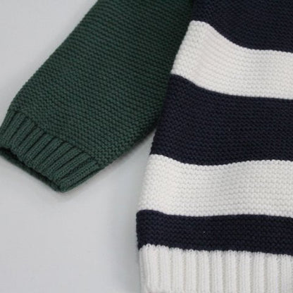 set suéter tejido con pantalón jogger color verde