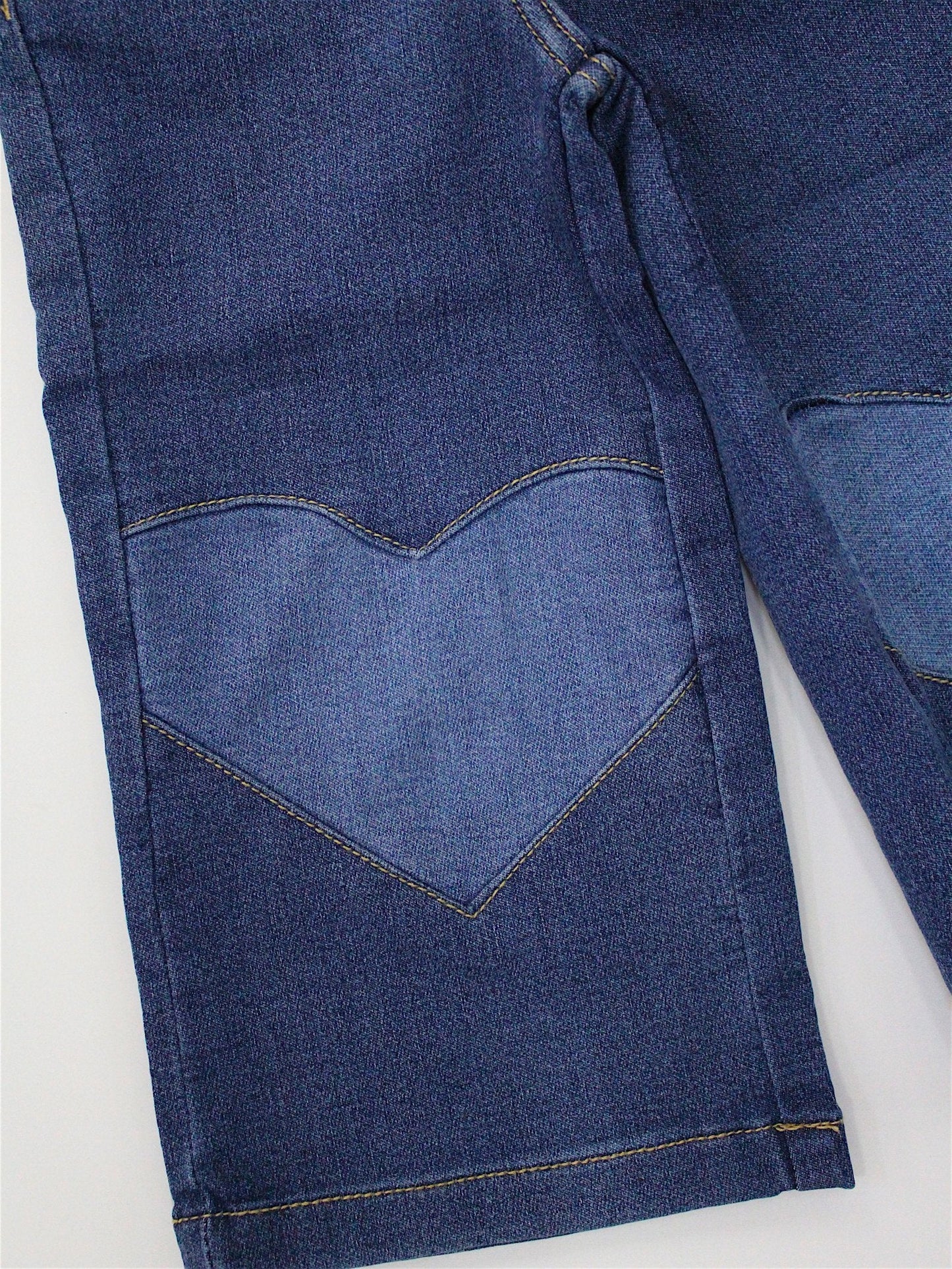 set sobrecamisa corazones y pantalón denim light