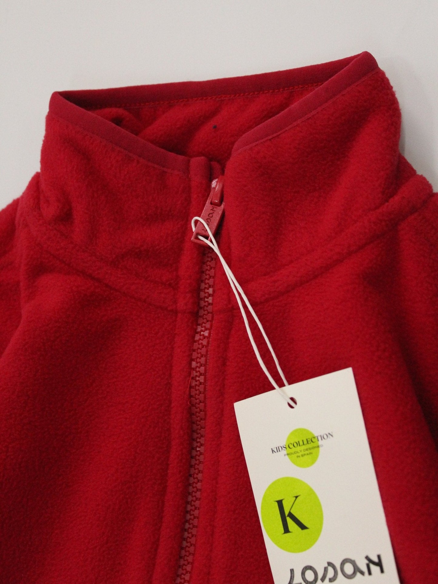 jacket polar dark red