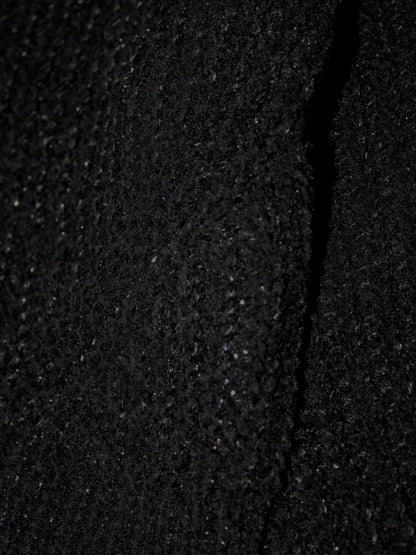 set jersey negro con pantalón polipiel