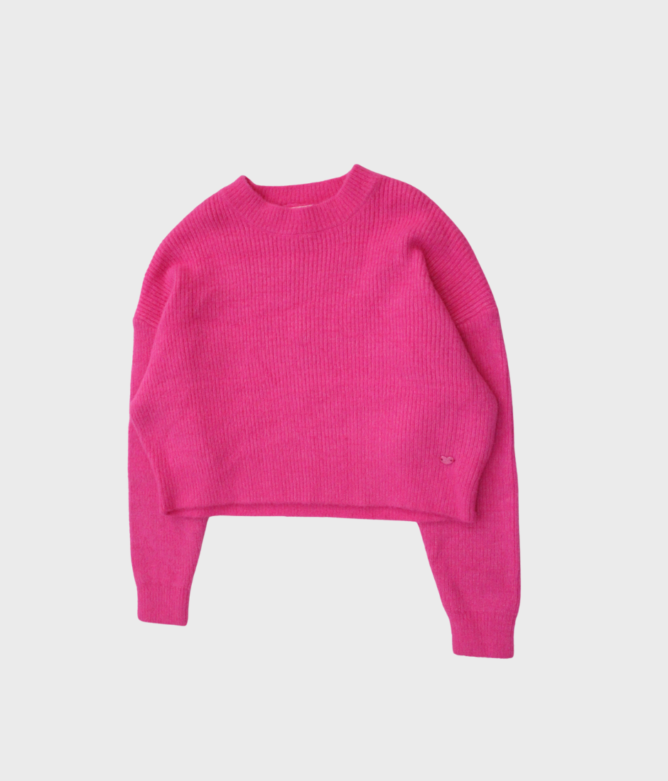 suéter, tejido dark pink