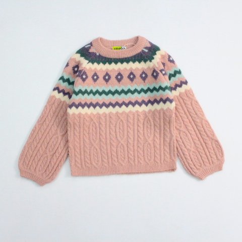 suéter a rayas para niña.