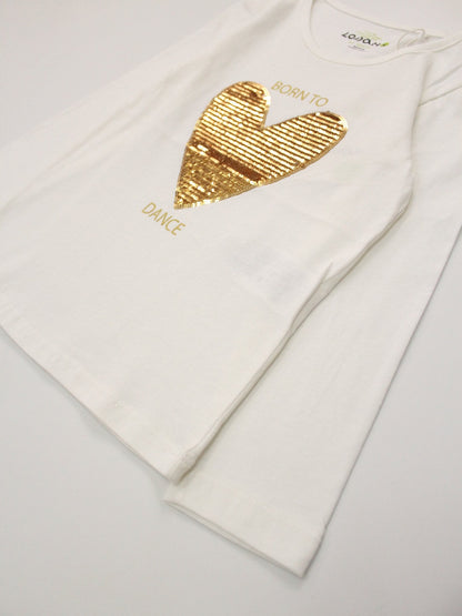 camiseta manga larga para niña