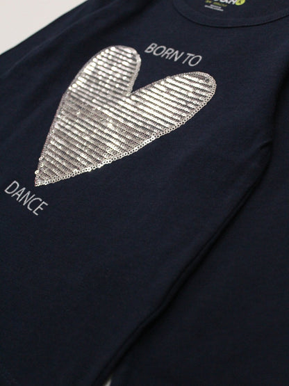 camiseta light navy, niña