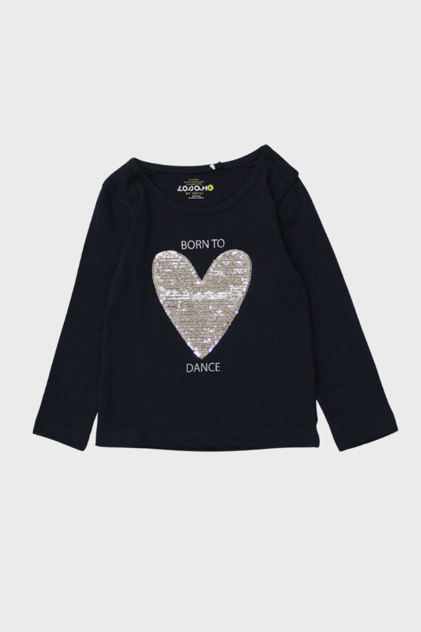 camiseta light navy, niña