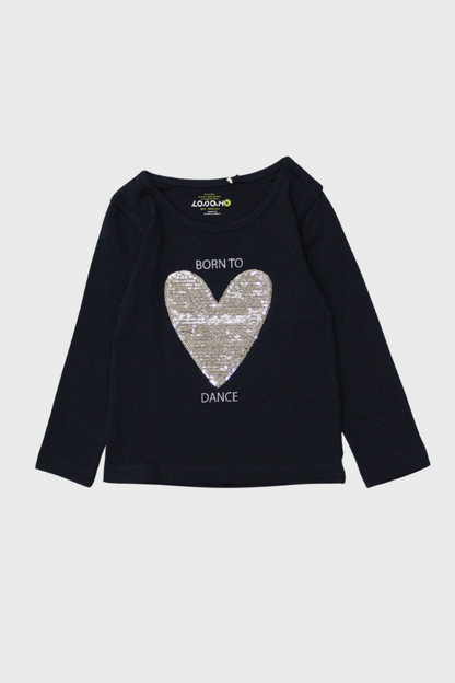 camiseta light navy, niña