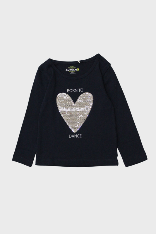 camiseta light navy, niña