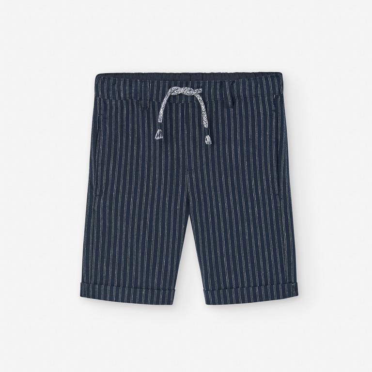 Set short y camisa a rayas para niño