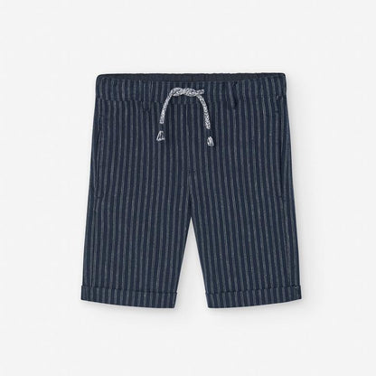 Set short y camisa a rayas para niño