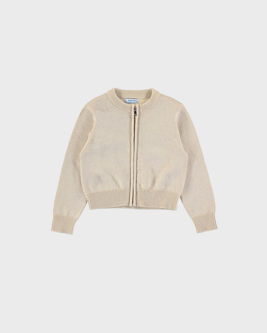 canguro tricot color almendra