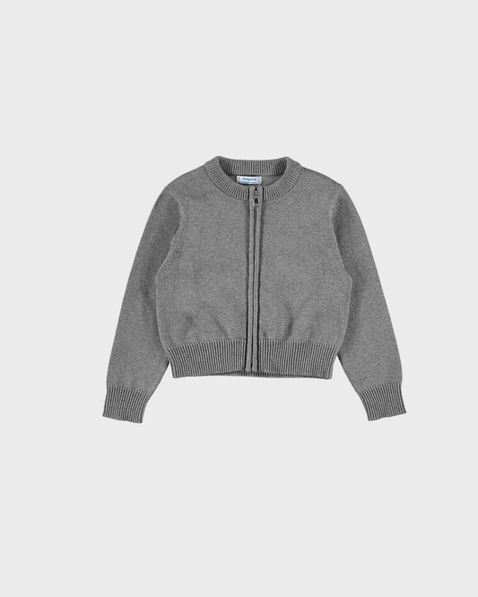 canguro tricot color acero