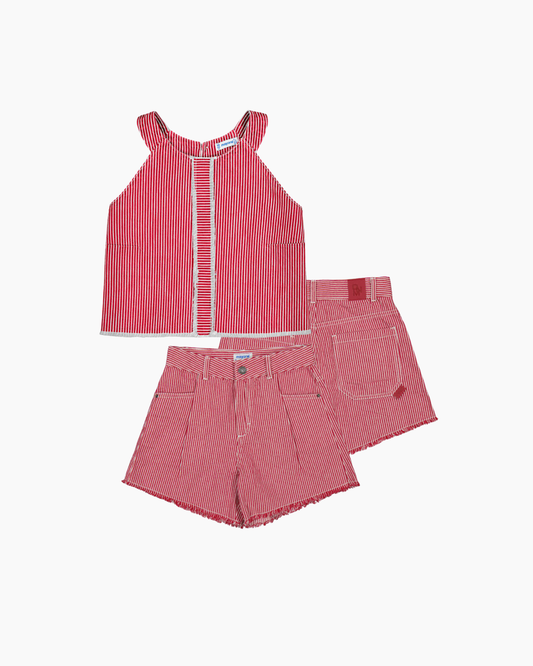 Set blusa y short cereza mayoral