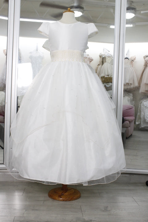 Vestido primera comunión cinto guipiur