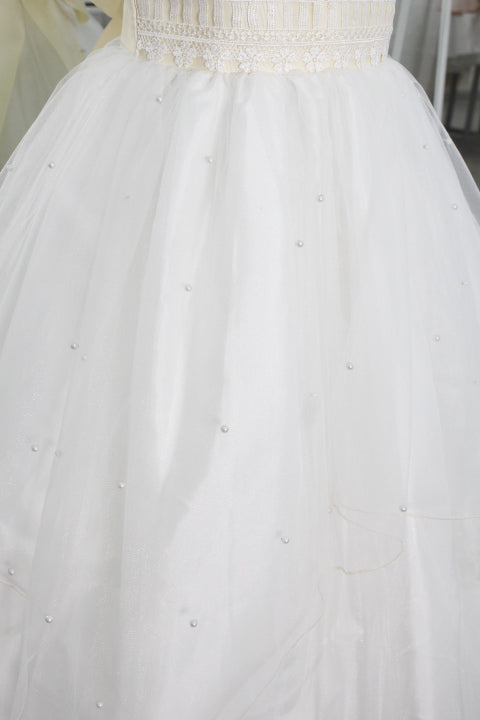 Vestido primera comunión cinto guipiur