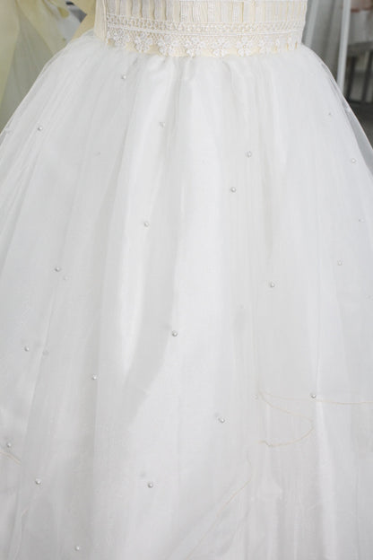 Vestido primera comunión cinto guipiur