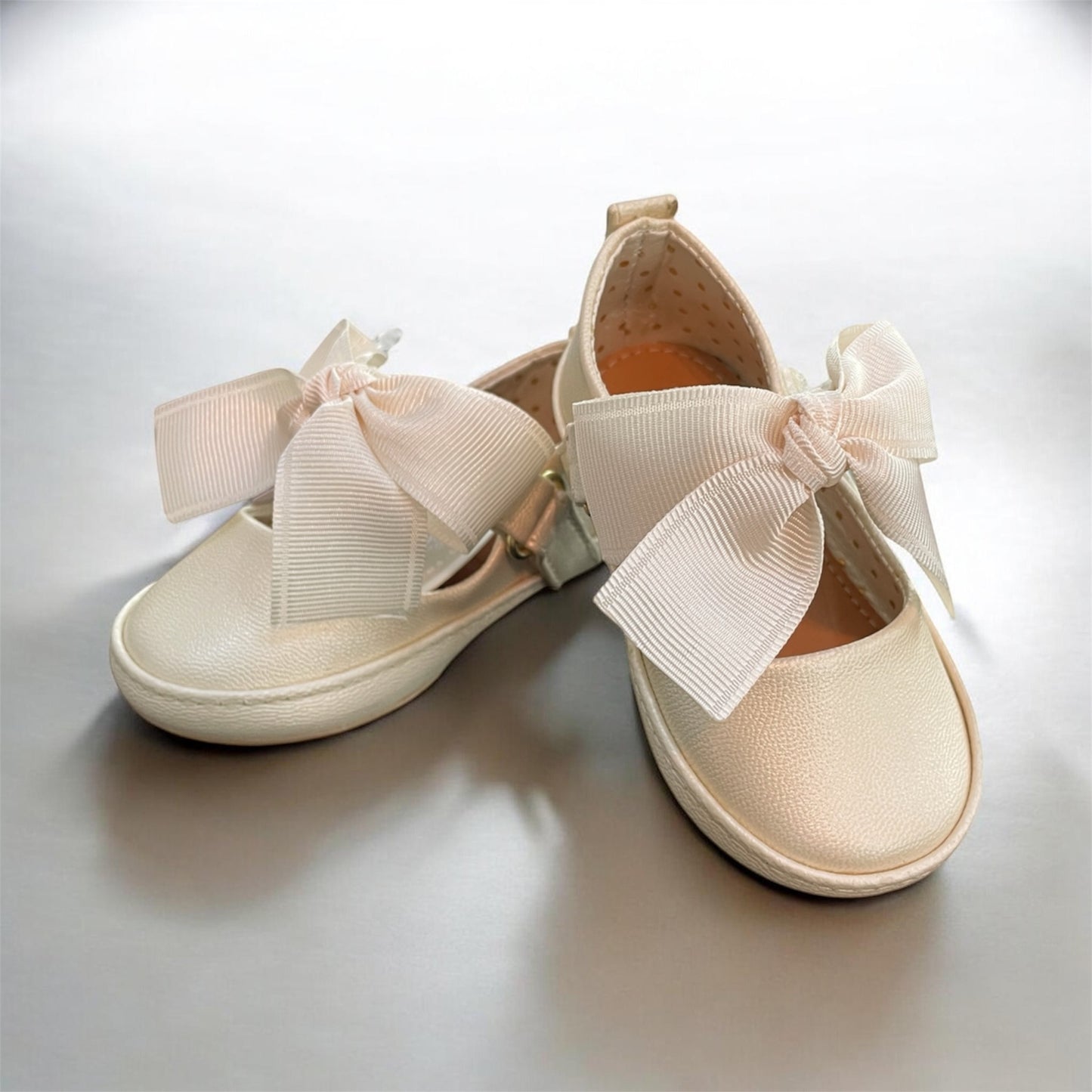 Zapato basic lace moño falla color ivory