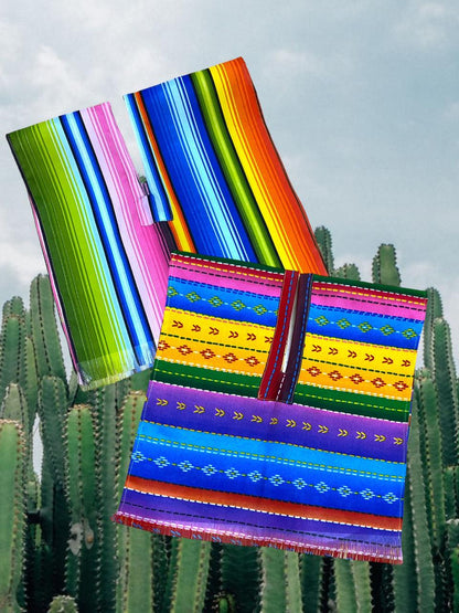 Jorongo de tela, varias texturas