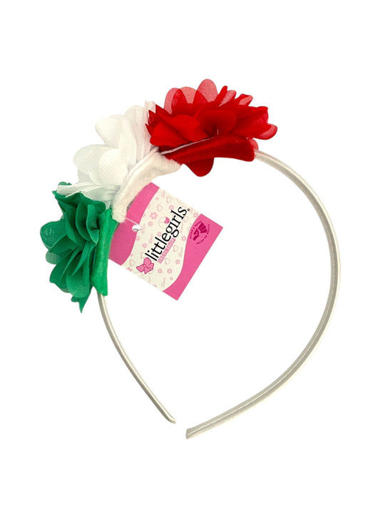 Diadema con 3 Flores Colores Varios