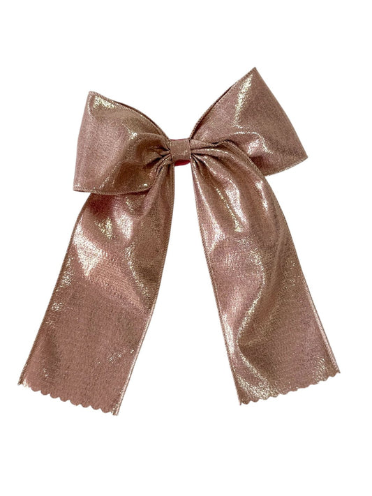 MOÑO COLAS METÁLICO ROSE GOLD