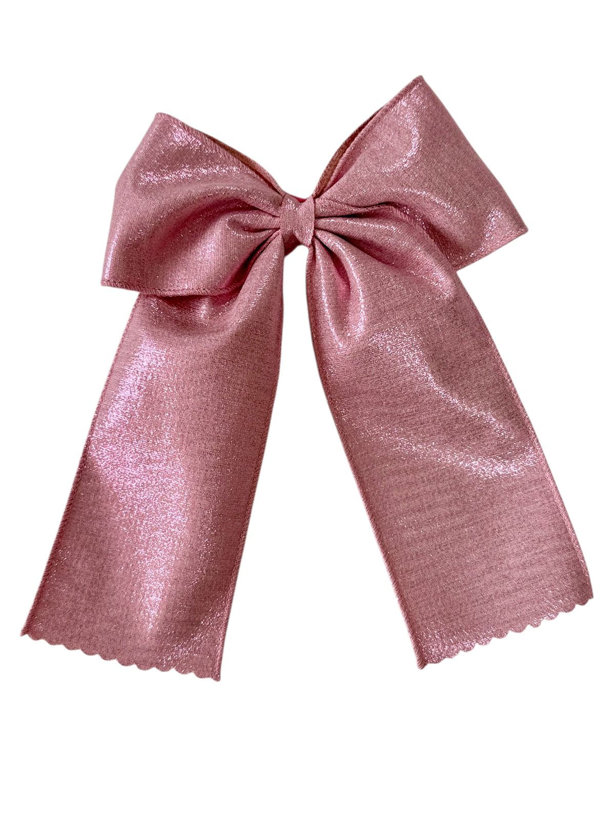 MOÑO COLAS METÁLICO ROSA – Little Girls Dress Shop & boys