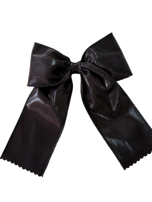 MOÑO COLAS METÁLICO NEGRO