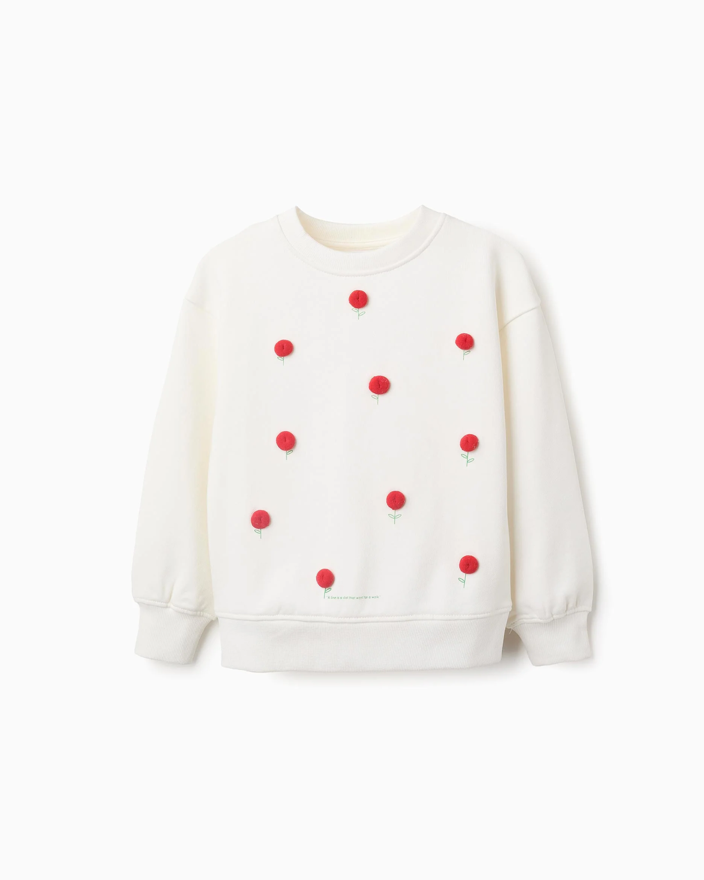 Set Sudadera de Algodón con Lunares en Relieve y Short Falda Denim