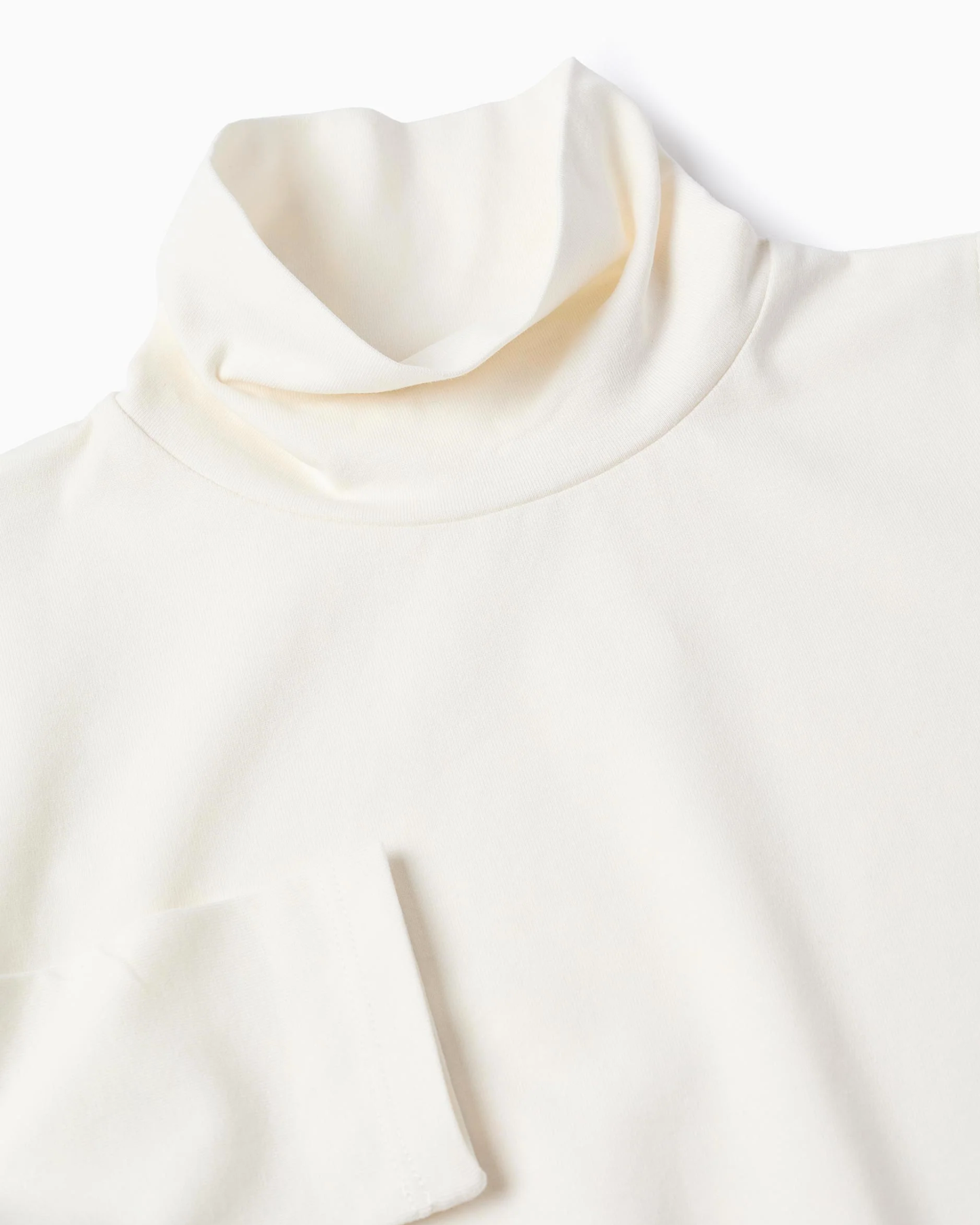 Camiseta de Manga Larga con Cuello Alto