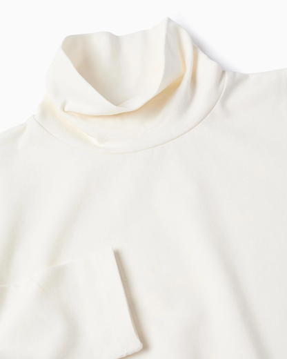 Camiseta de Manga Larga con Cuello Alto