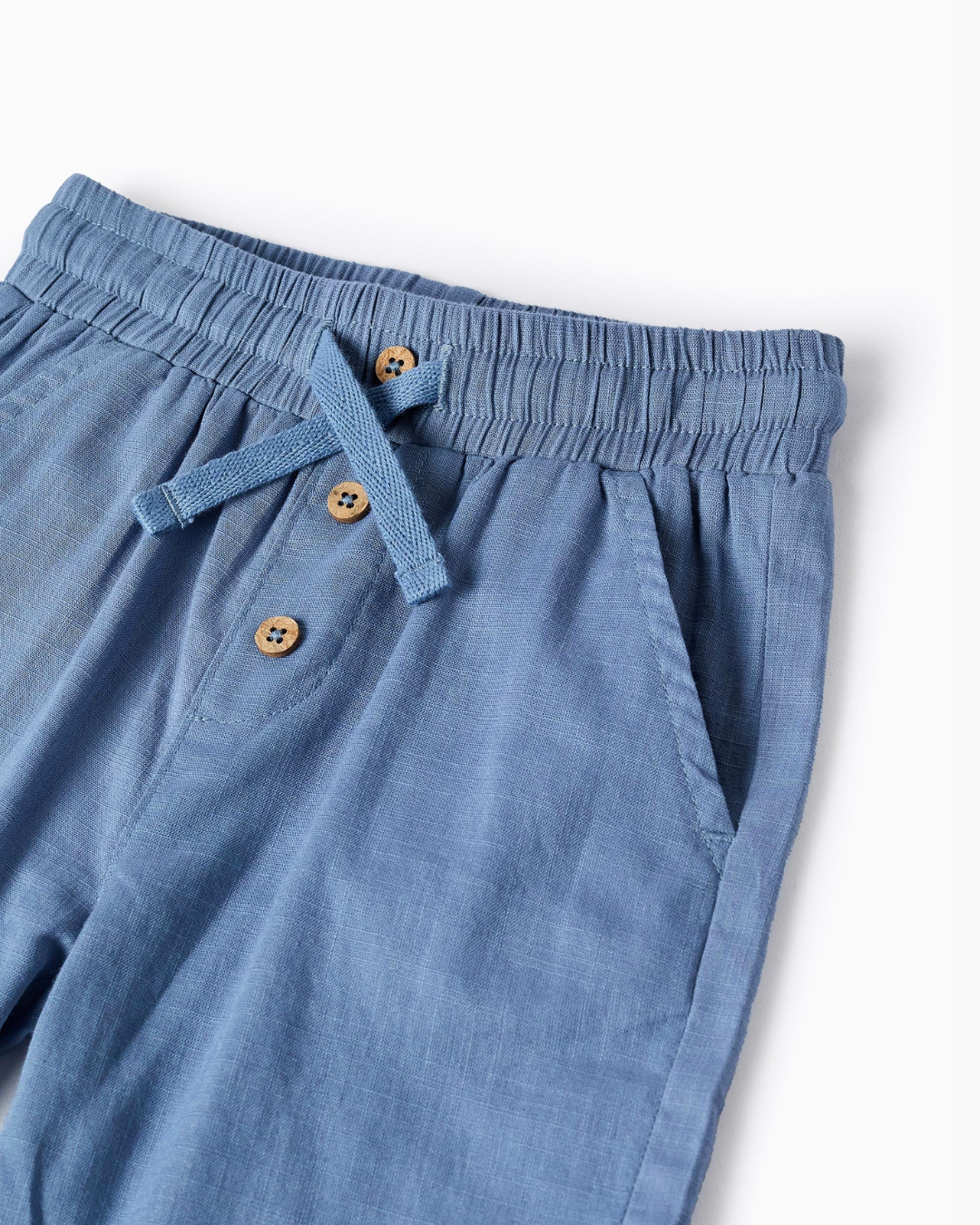Camisa + Bermuda de Algodón para Bebé Niño, Azul