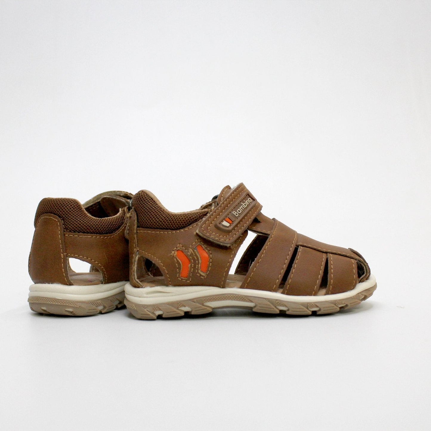 huarache color camel cierre velcro