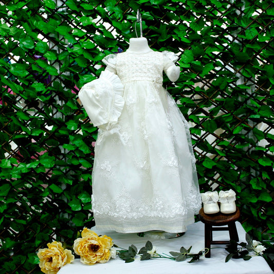 ropon color ivory para niña