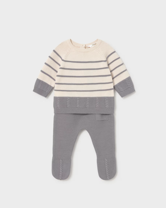 Conjunto jersey y polaina para bebe