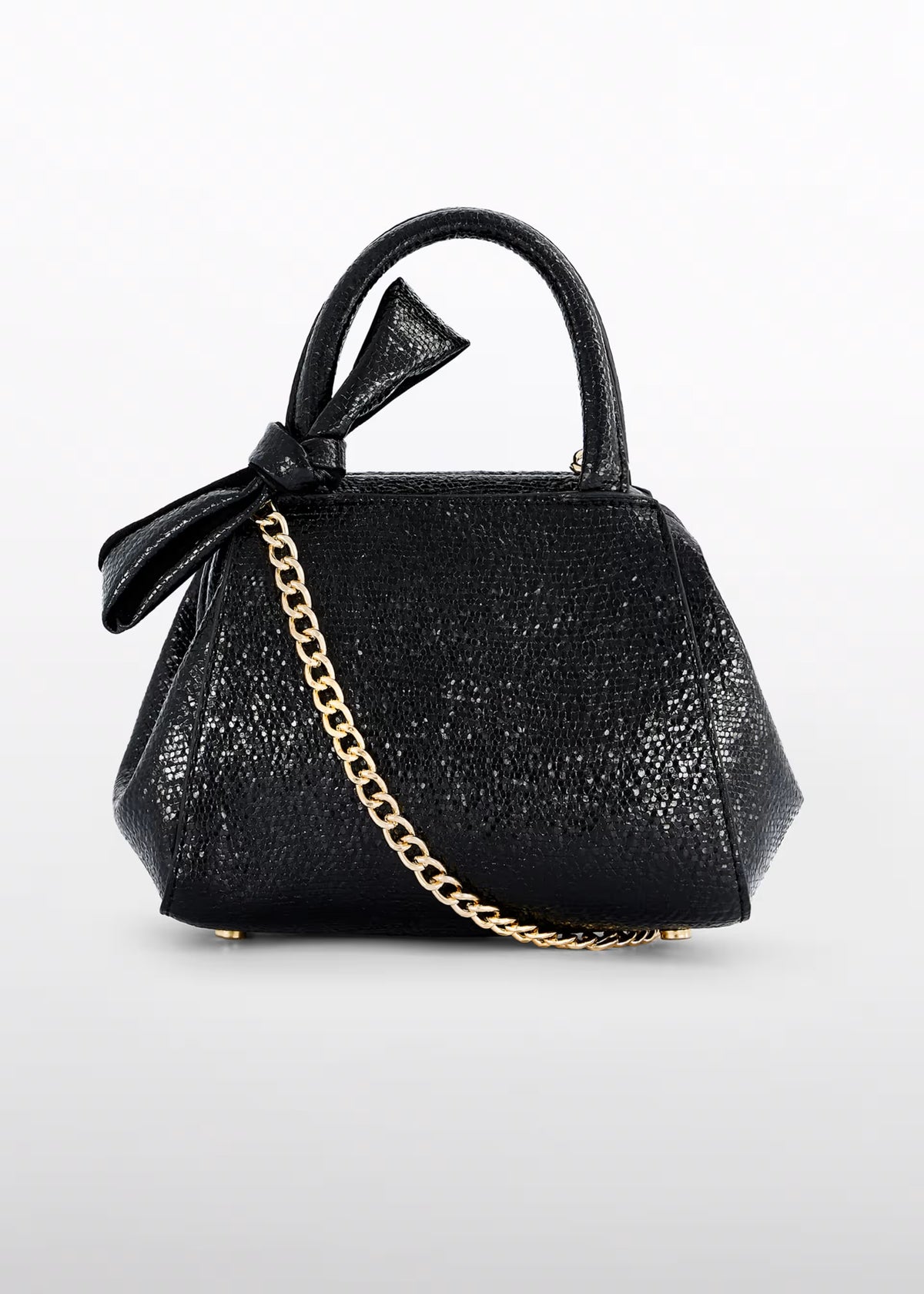 Bolso negro con lazo niña Abel&lula