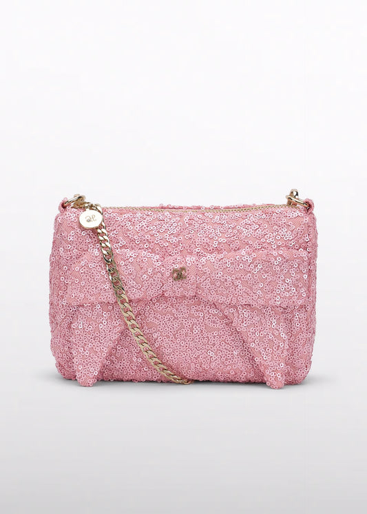 Bolso lentejuela pétalo moño niña Abel&lula