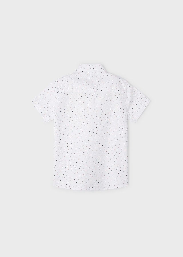 camisa manga corta estampado de puntos